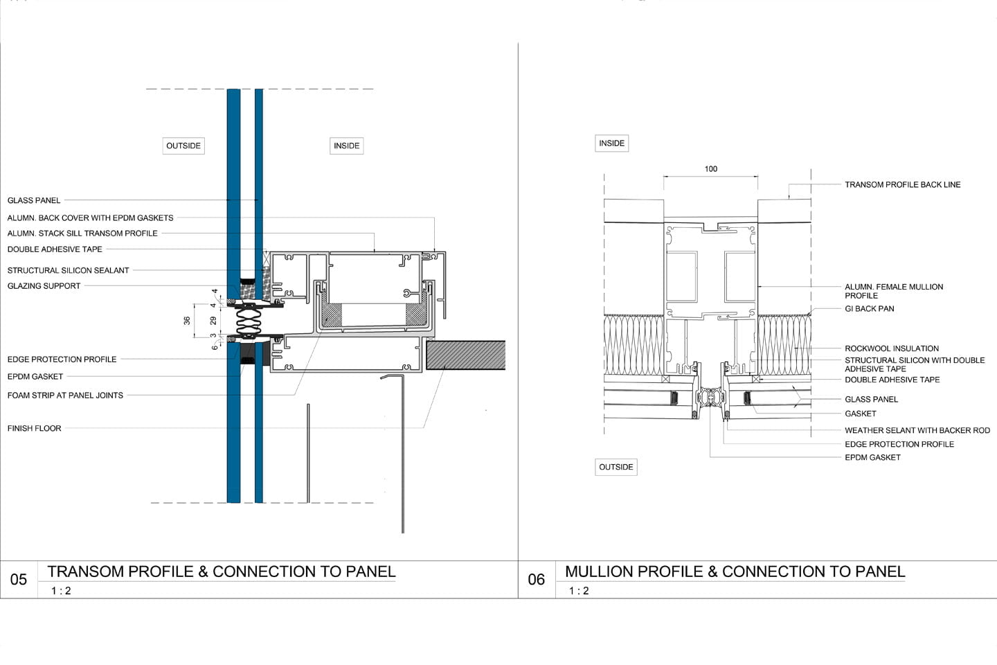 Unitized Curtain Wall System Details Dwg Infoupdate Unitized Curtain Wall System Details Dwg Infoupdate